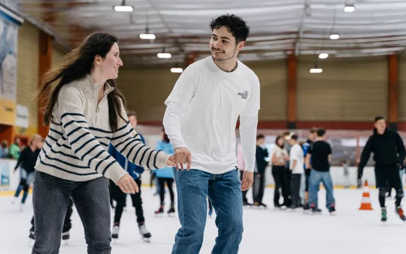 Eislaufen in der Eissporthalle Troisdorf