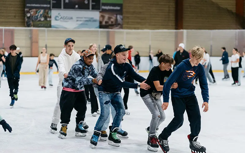 Eislaufen in der Eissporthalle Troisdorf