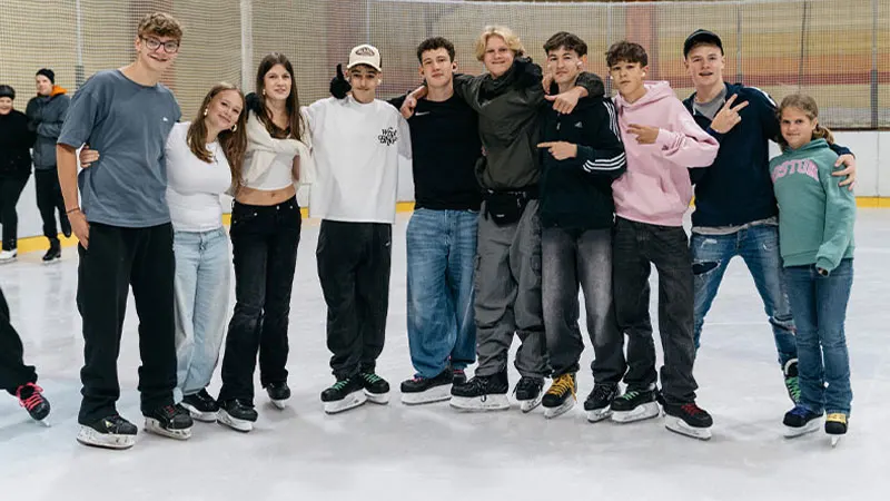Eislaufen in der Eissporthalle Troisdorf