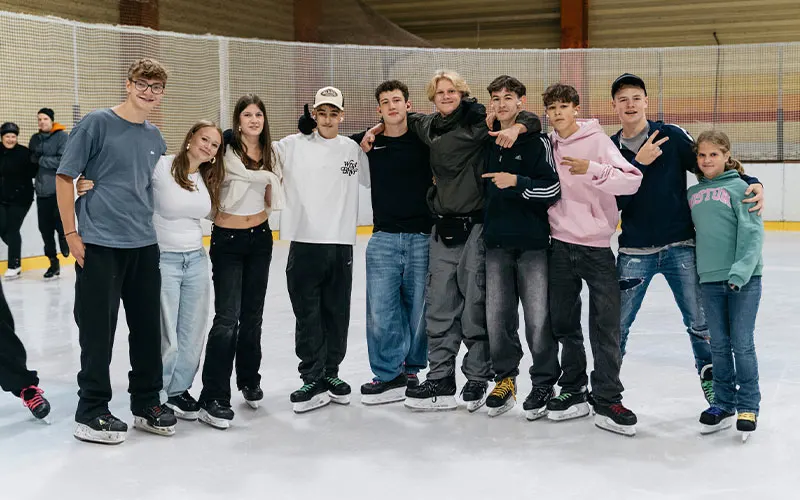 Eislaufen in der Eissporthalle Troisdorf