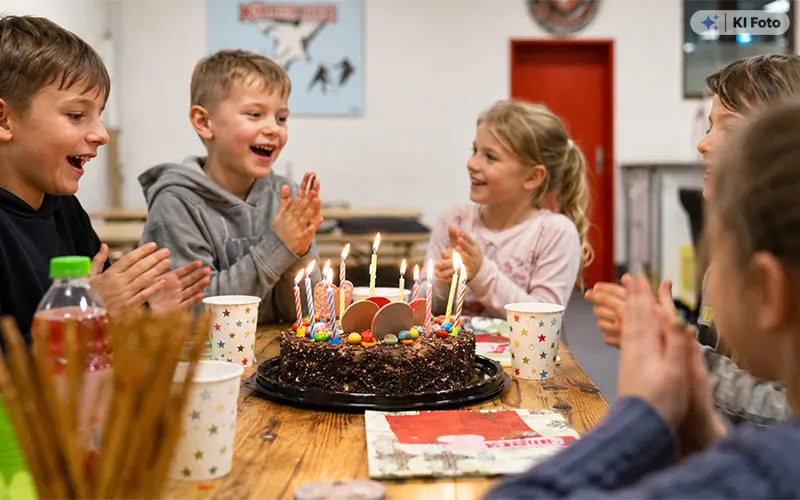 Kindergeburtstag in der Eissporthalle Troisdorf
