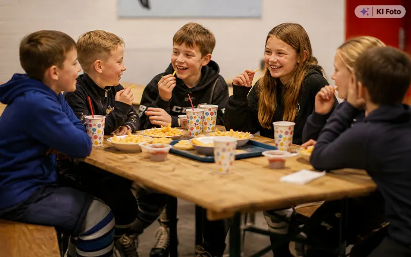 Kindergeburtstag in der Eissporthalle Troisdorf