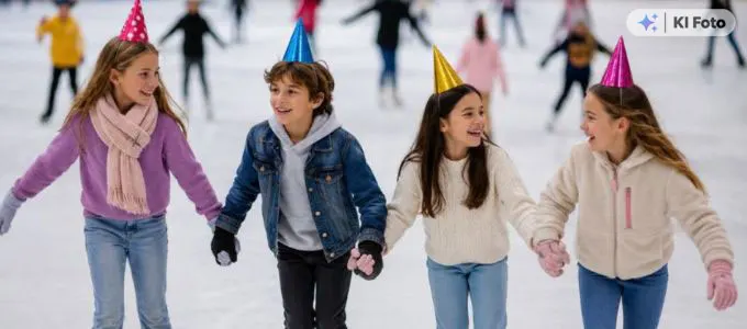 Kindergeburtstag in der Eissporthalle Troisdorf