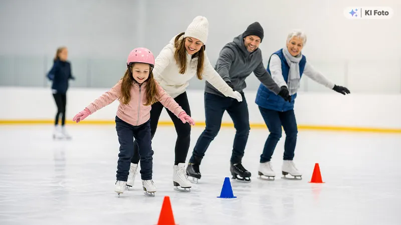 Schlittschuhkurs in der Eissporthalle Troisdorf